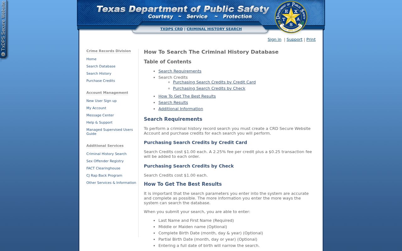 Jim Hogg County sex offender search compared with DPS name-search help
